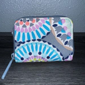 Vera Bradley Petite Zip Around wallet Sunny Medallion